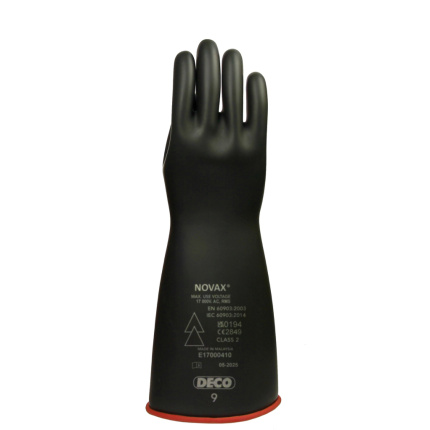 DECO Class 2 Insulated Electrical Gloves – 17000V