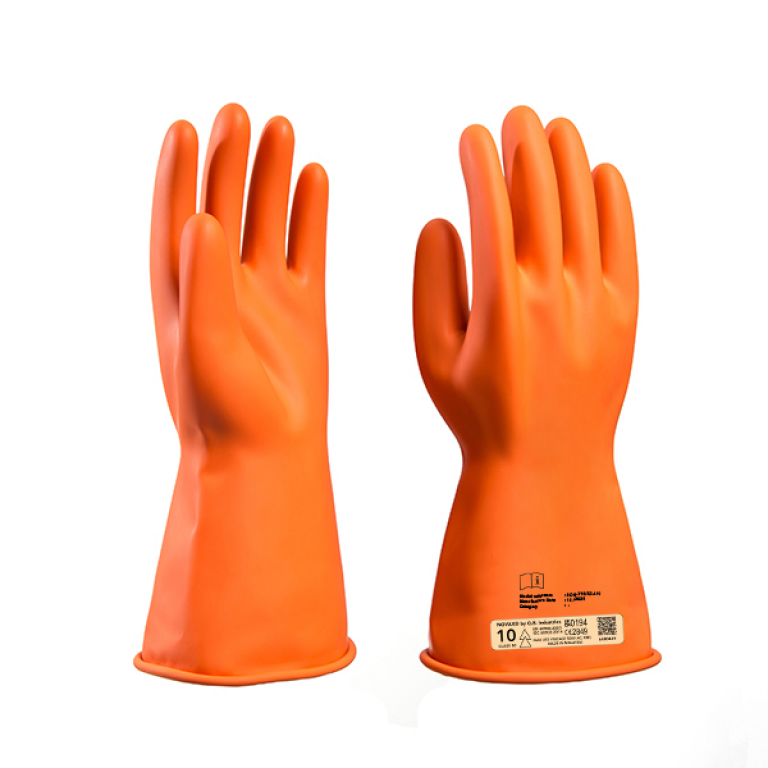 Class 00 insulating electrical gloves Orange Novax Electrical Glove